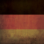 Germany Flag (23"W x 23"H Wooden Print)