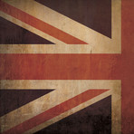 Great Britain Flag (23"W x 23"H Wooden Print)