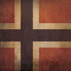 Norway Flag (12"W x 12"H Paper Print)