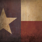 Texas Flag (12"W x 12"H Paper Print)