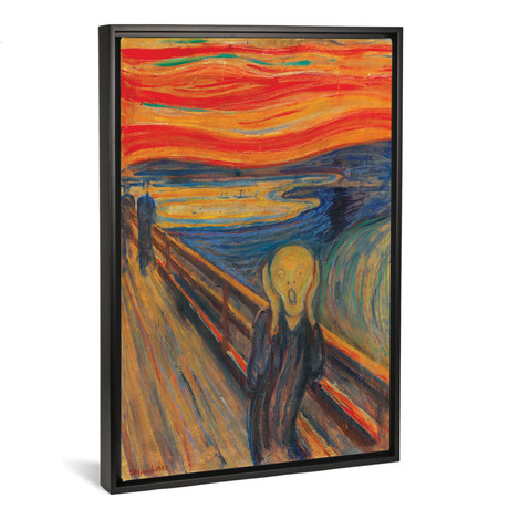 The Scream // Edvard Munch // 1893 // Framed (18"W x 26"H x 0.75"D)