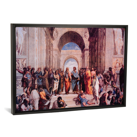 School of Athens // Raphael // Framed (18"W x 26"H x 0.75"D)