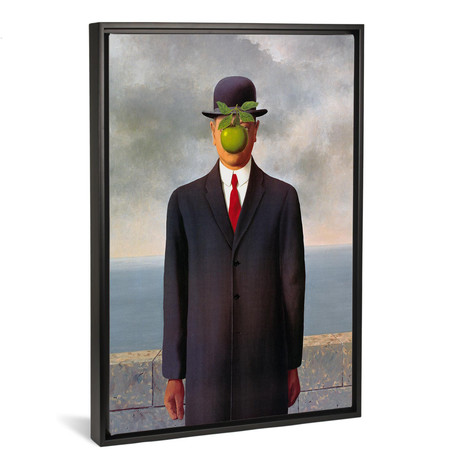 Son of Man // René Magritte // 1964 (18"W x 26"H x 0.75"D)