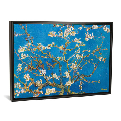 Almond Blossom // Vincent van Gogh // 1890 (26"W x 18"H x 0.75"D)