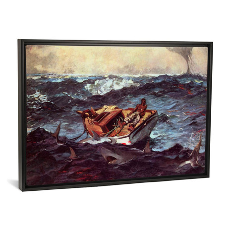 Gulf Stream // Winslow Homer // 1899 (26"W x 18"H x 0.75"D)