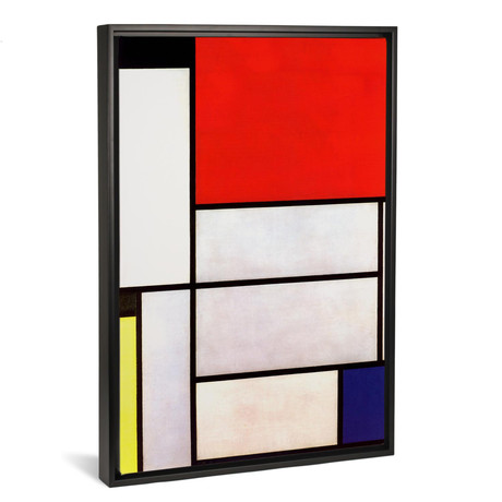 Tableau l // 1921 // Piet Mondrian (26"W x 18"H x 0.75"D)
