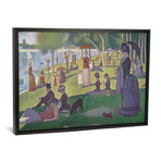 Sunday Afternoon on the Island of La Grande Jatte // Georges Seurat // 1884 // Framed (26"W x 18"H x 0.75"D)