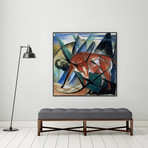 Red Bull // Franz Marc // 1911 // Framed (18"W x 18"H x 0.75"D)