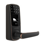 Ultraloq UL3 BT Bluetooth Enabled Fingerprint + Touchscreen Smart Lever Lock // Aged Bronze