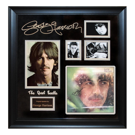 George Harrison Signed Collage