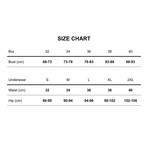 634 Bra + Panty + G-String // Black (32)