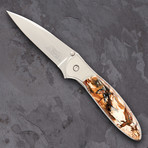 Kershaw Leek Solid Mammoth Tusk // Plain Edge