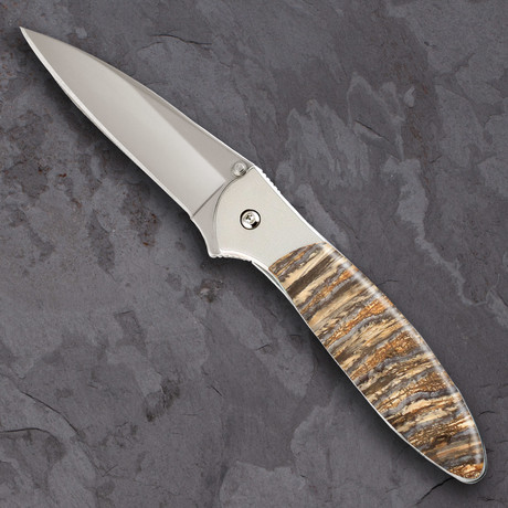 Kershaw Leak Wooly Mammoth Tooth Collection // Plain Blade