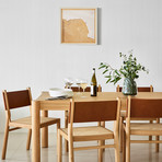 3D Wooden Contour Map // Los Angeles