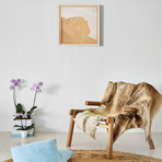 3D Wooden Contour Map // Los Angeles