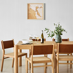 3D Wooden Contour Map // San Francisco