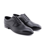 Damat Antique Textured Oxford // Charcoal (Euro: 41)