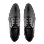 Damat Antique Textured Oxford // Charcoal (Euro: 43)