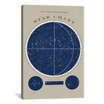 Southern Hemisphere Star Chart (18"W x 26"H x 0.75"D)