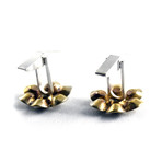 Screw Burst Cufflinks (Bronze)