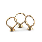 Bronze Screw Ring // Flat Head (Size 4)