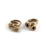 Bronze Screw Ring // Flat Head (Size 4)