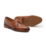 Leather Wingtip Tassel Loafer // Tan (US: 11)