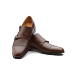 Adrian Leather Shoe // Dark Brown (US: 7)