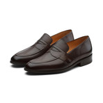 Saddle Strap Penny Loafer // Brown (US: 11)