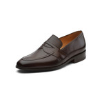 Saddle Strap Penny Loafer // Brown (US: 8)