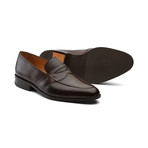 Saddle Strap Penny Loafer // Brown (US: 12)