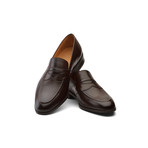 Saddle Strap Penny Loafer // Brown (US: 11)