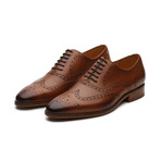 Leather Wingtip Brogue Oxford // Tan (US: 8)