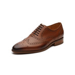 Leather Wingtip Brogue Oxford // Tan (US: 11)