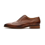 Leather Wingtip Brogue Oxford // Tan (US: 12)