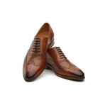 Leather Wingtip Brogue Oxford // Tan (US: 11)