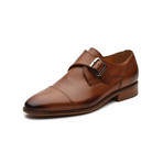 William Leather Monkstrap // Tan (US: 13)