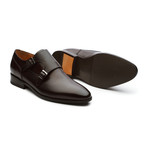 Manhattan Leather Monkstrap // Dark Brown (US: 9)