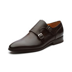 Manhattan Leather Monkstrap // Dark Brown (US: 10)