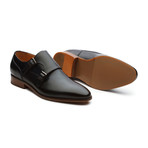 Manhattan Leather Monkstrap // Navy (US: 9)