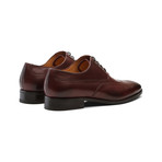 Swan Neck Leather Oxford // Burgundy (US: 13)