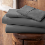 Urban Loft™ Premium Ultra Soft Bed Sheets // 4 Piece Set // Gray (Twin)