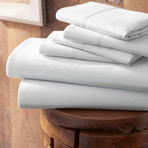 Urban Loft™ Premium Ultra Soft Bed Sheets // 6 Piece Set // White (Twin)