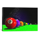 Billiard Balls (18"W x 26"H x 0.75"D)