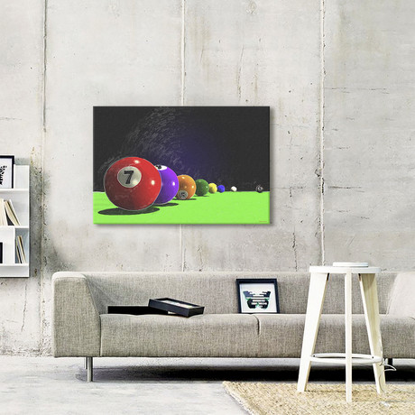 Billiard Balls (18"W x 26"H x 0.75"D)