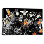 Empty Bottles (18"W x 26"H x 0.75"D)