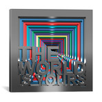 The World Is Yours (18"W x 18"H x 0.75"D)