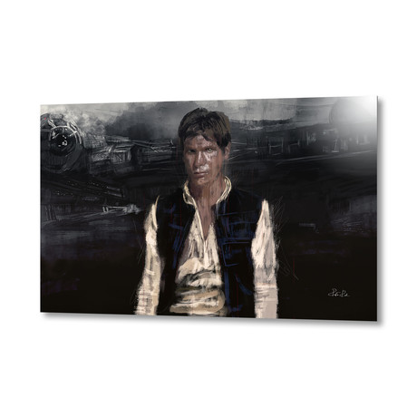 Han Solo // Aluminum Print (16"W x 24"H x 0.2"D)