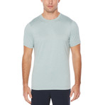 Slim Fit Performance Marled T-Shirt // Blue Slate (S)