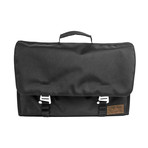 Northwest Messenger Bag // Black + Brown